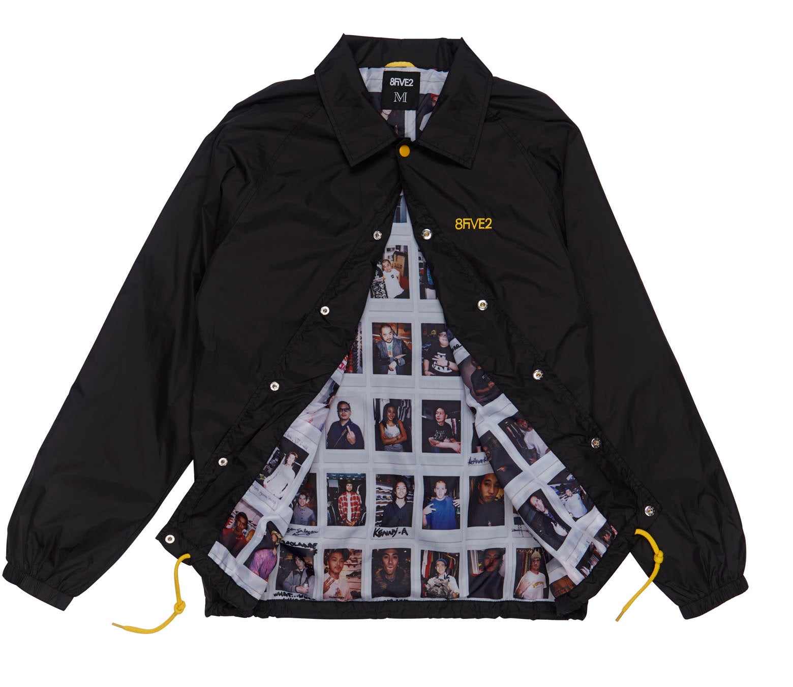 8FIVE2 BA WU ER COACH JACKET - Stylish Lightweight Windbreaker for Men & Women - Perfect for Streetwear, Casual Outfits & Outdoor Activities