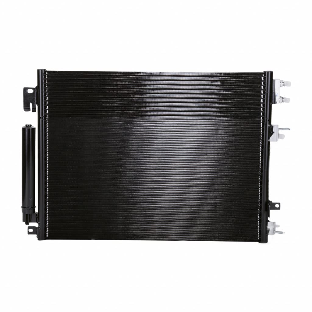 Heavy Duty A/C Condenser with Transmission Oil Cooler for 2011-2019 Chrysler 300 & Dodge Charger - Replaces CH3030244, 68085784AA - Perfect for Summer Cooling & Long Road Trips