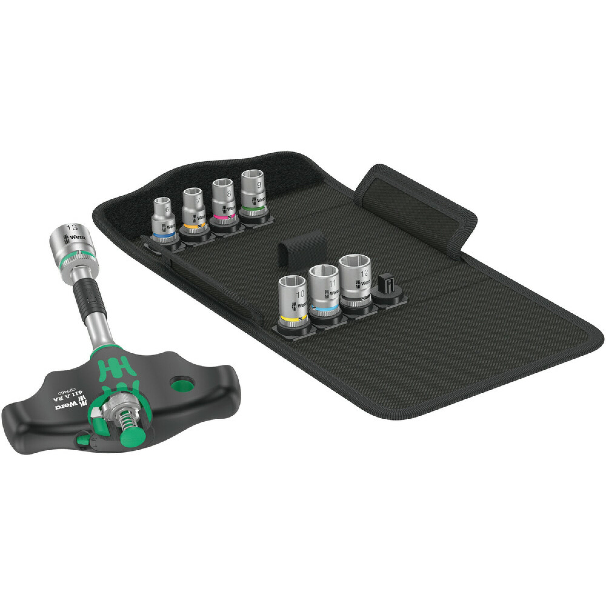 Wera Kraftform Kompakt 400 RA 9-Piece Screwdriver Set | Premium German Tools for DIY & Professional Use | Ideal for Home Repair, Automotive, and Electronics Work