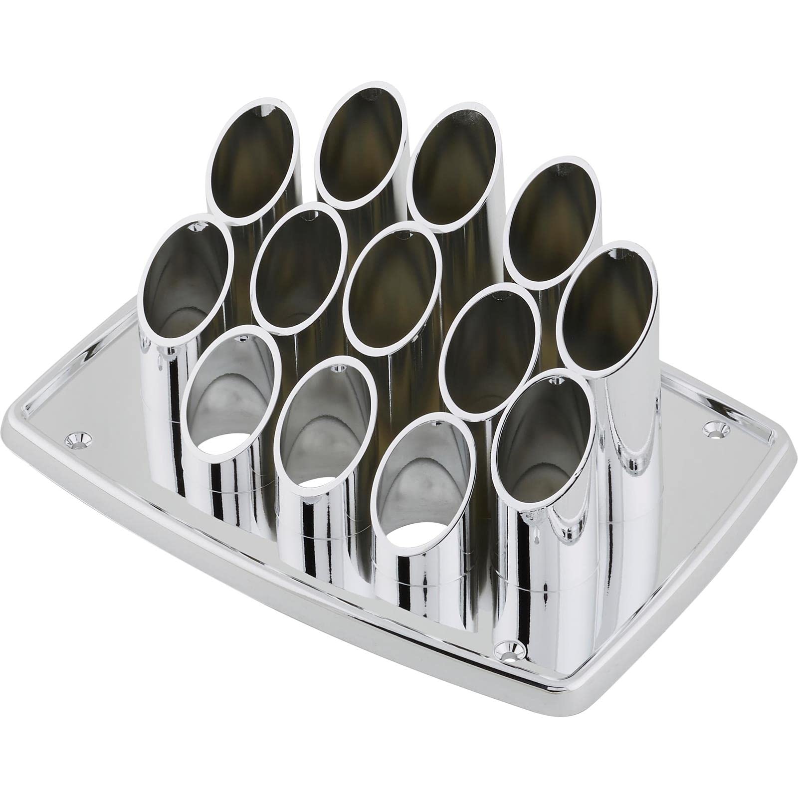 9 Inch Chrome Plastic Pipe Organ Speaker Cover - Durable & Stylish for Church, Home & Studio Audio Equipment