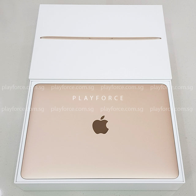 2017 MacBook 12-inch 256GB Gold - Ultra-Thin Laptop for Students & Professionals, Perfect for Remote Work, Travel & College