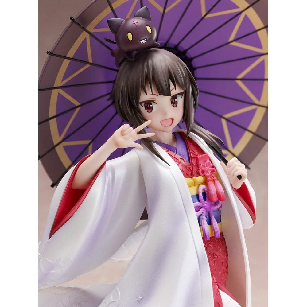 KonoSuba: Megumin (Shiromuku Version) 1:7 Scale Anime PVC Figure - Perfect for Anime Collections & Display