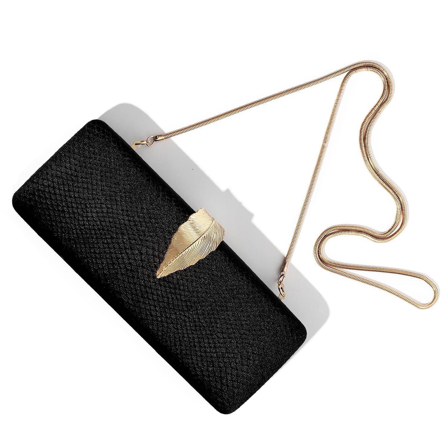 Before & Ever Elegant Evening Bag - Women's Small Clutch Purse for Wedding, Formal Events & Parties | Crossbody Handbag for Dinner Dates, Prom & Cocktail Nights