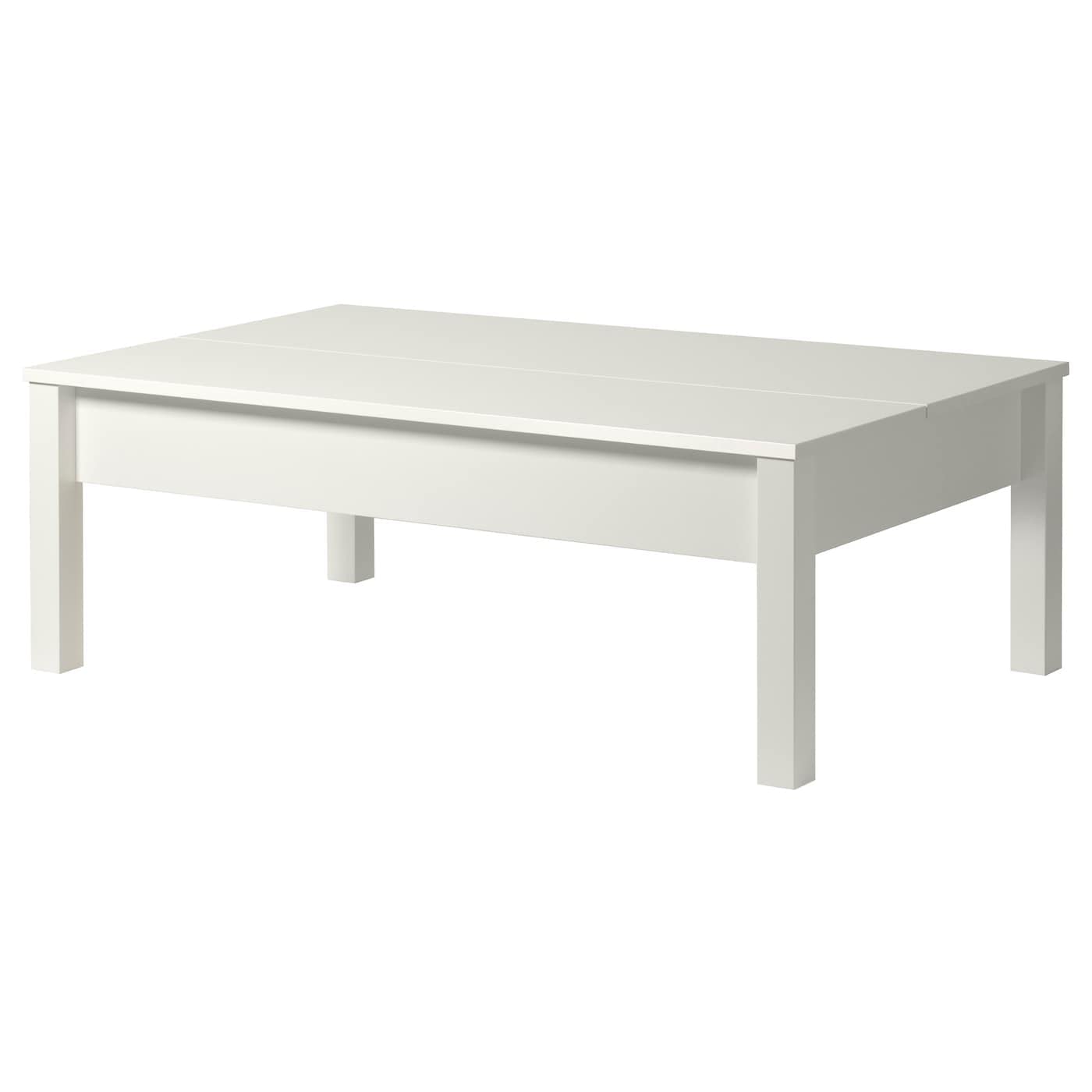 IKEA Trulstorp White Coffee Table - 45 1/4 x 27 1/2 Inch Modern Scandinavian Living Room Furniture for Small Spaces, Home Decor & Apartment Essentials