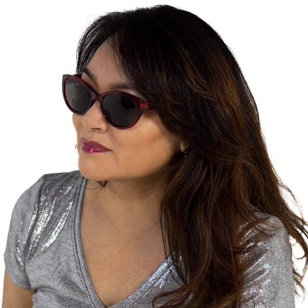 VITENZI Women's Reading Sunglasses - Tinted Cheater Glasses for Outdoor & Driving
