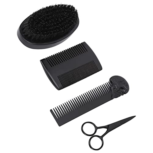 Premium Beard Care Kit for Men - Double Sided Comb & Styling Tools for Home & Salon Use - Perfect for Grooming, Trimming & Shaping Facial Hair