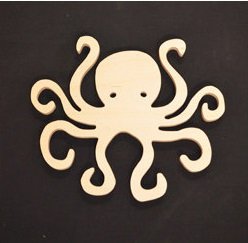 Handmade Wooden Starfish Wall Hanging - 20 Inch Coastal Beach Decor for Nursery, Bathroom, Living Room - Nautical Themed Home Décor Perfect for Beach House, Kids Room & Seaside Decorations