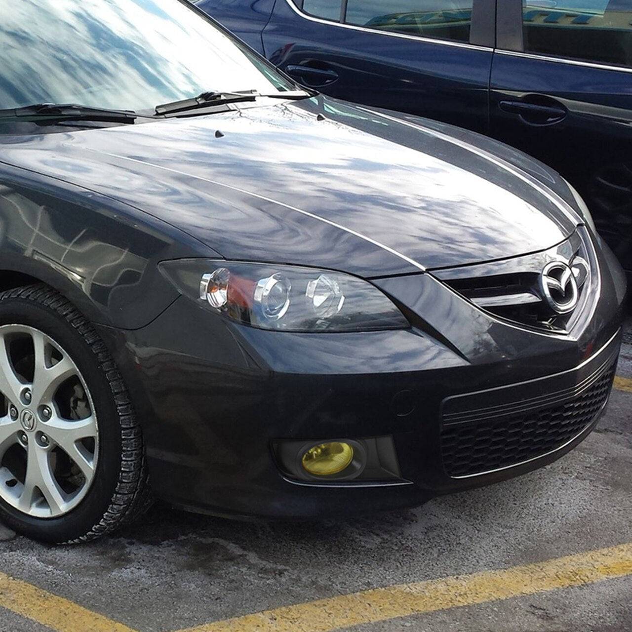 2007-2009 Mazda3 Sedan OEM Style Fog Lights - Clear/Amber Replacement - Perfect for Night Driving & Foggy Conditions