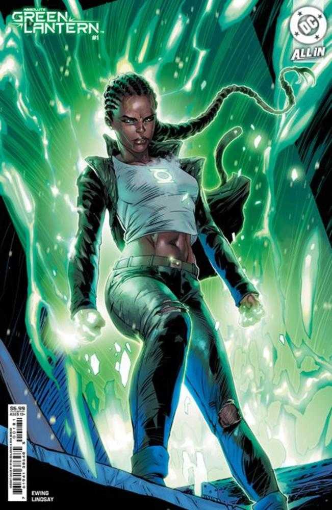 Absolute Green Lantern #1 Cover E Ryan Benjamin Card Stock Variant - Rare Comic Book Collectible for Fans & Investors | Perfect for Display, Gifts, and Comic Conventions