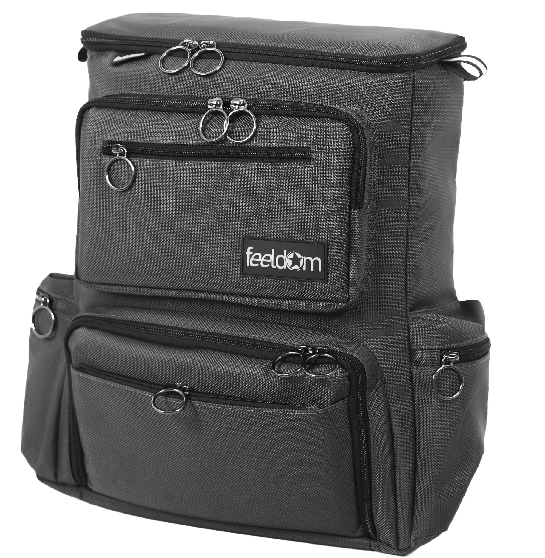 MAX Adaptive Wheelchair Backpack - 20L Heavy-Duty Laptop Bag for Mobility Scooters & Electric Wheelchairs | EZ-Access Design | Medium Size Charcoal Gray | Perfect for Commuting, Travel & Daily Essentials Storage