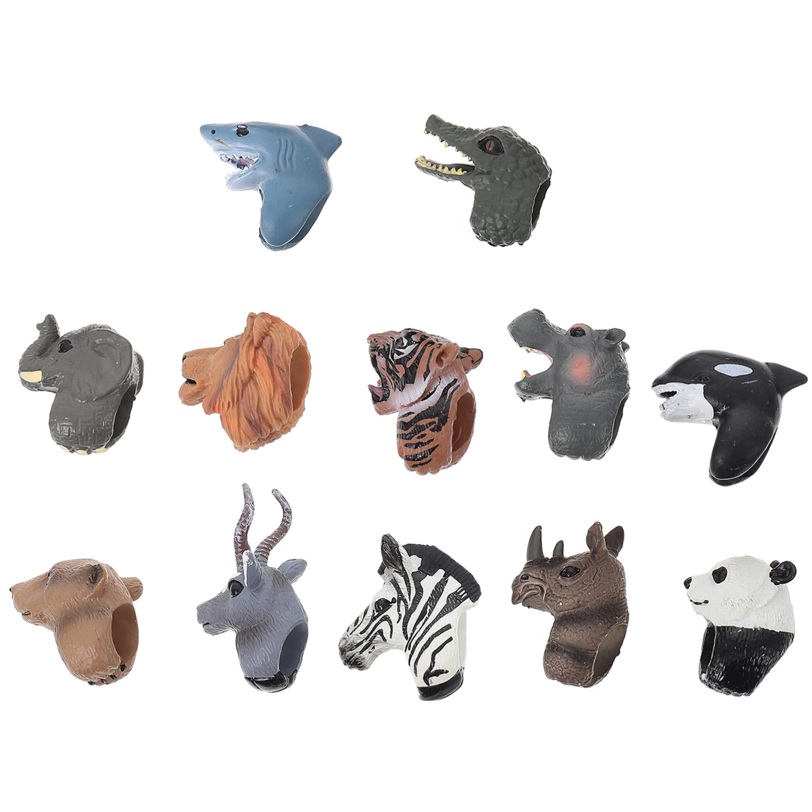 12pcs Animal Finger Puppets for Kids - Parent-Child Interactive Educational Toys for Preschool Playtime
