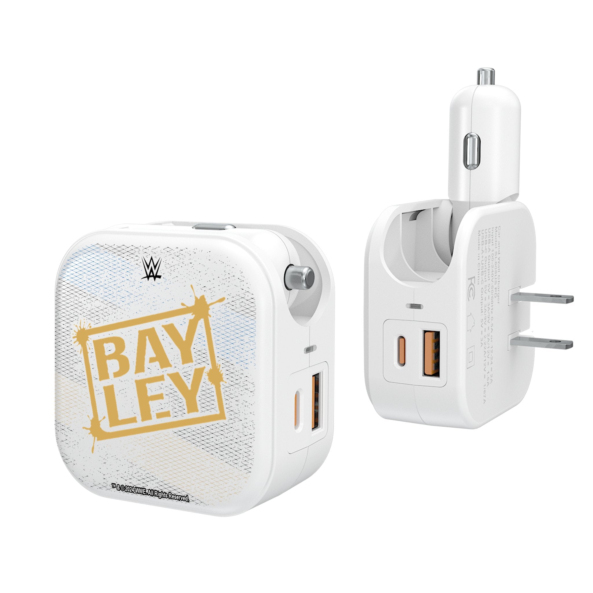 Bayley Steel 2-in-1 USB Fast Charger with Dual Ports - Perfect for Home, Office & Travel Charging Needs