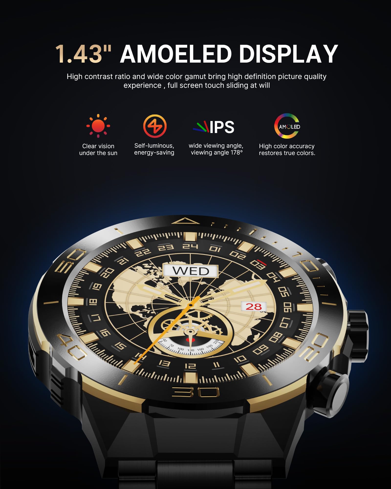 Smart Watch for Men - 1.43