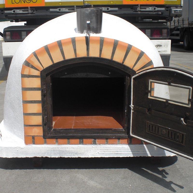 Premium Lisboa Brick Pizza Oven - Outdoor Wood Fired Pizza Maker for Backyard, Patio & Garden Cooking - Perfect for Authentic Italian Pizza, Bread & Baking