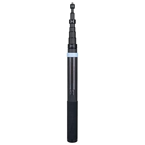 3M 9.8ft Extended Edition True Carbon Fiber Invisible Selfie Stick for Insta360 X4/X3/ONE X2/ONE R/ONE X Action Camera - Lightweight & Durable Monopod for Vlogging, Travel & Outdoor Adventures (Blue)