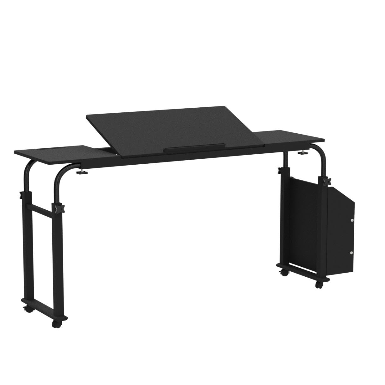 Adjustable Overbed Table with Wheels - Height 23