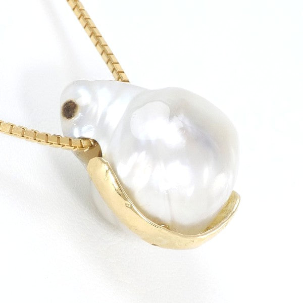 18K Yellow Gold Pearl Necklace for Women - Elegant Bridal Jewelry, Wedding Gift, Anniversary Present - Perfect for Formal Events & Special Occasions