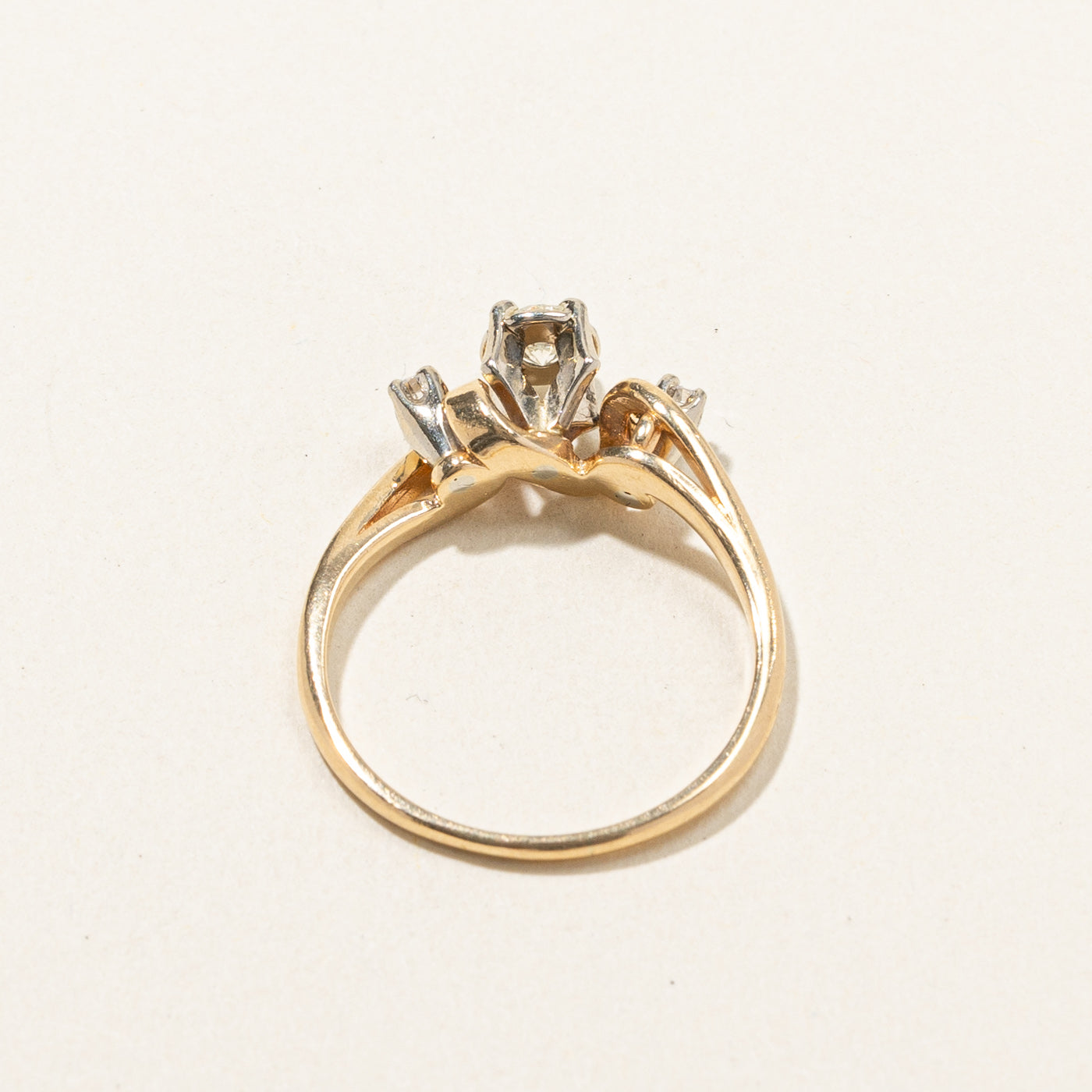 0.19ctw Three Stone Illusion Set Diamond Ring - Size 7 | Elegant Engagement & Wedding Band | Perfect for Proposals, Anniversaries & Special Occasions