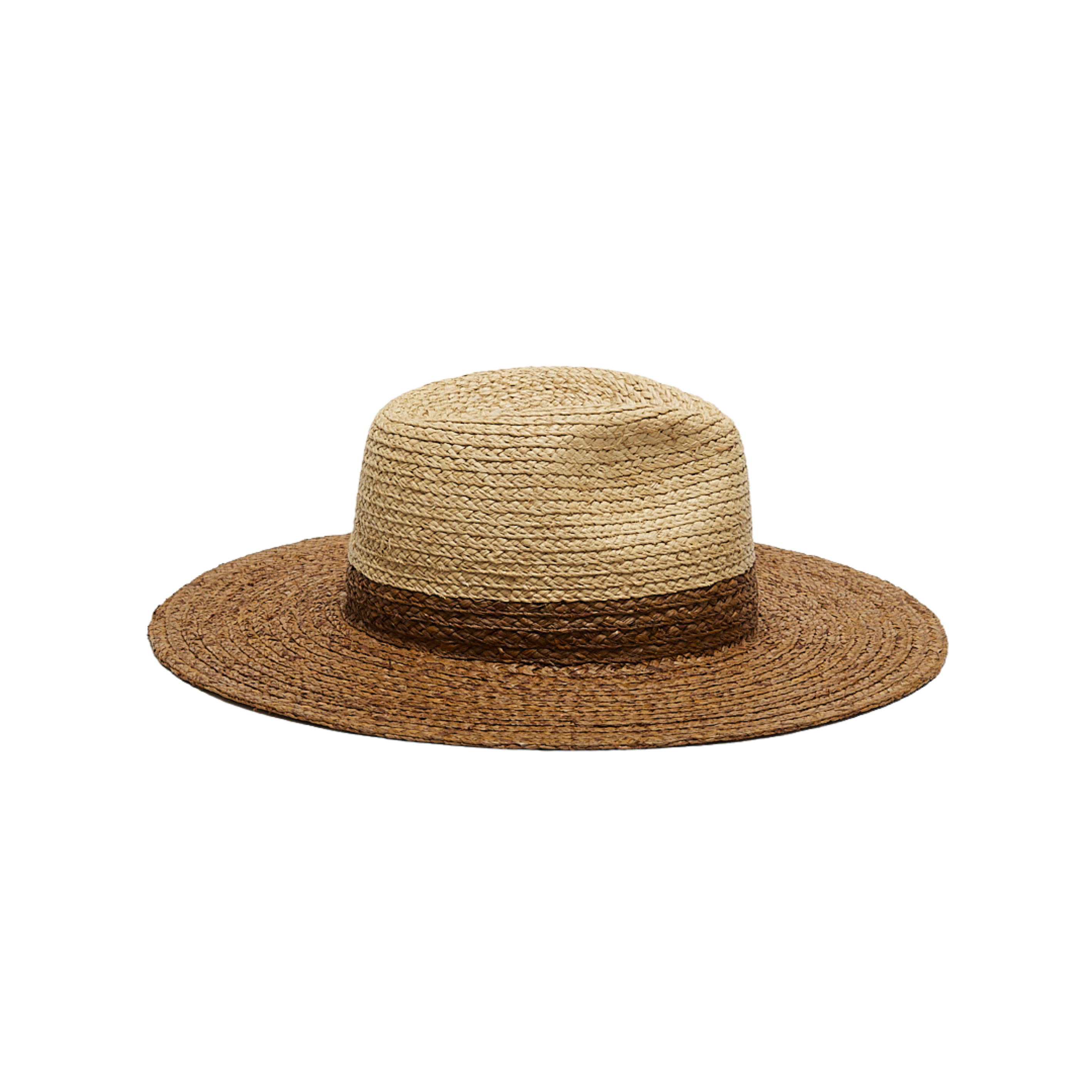 Emmanuelle Raffia Packable Fedora Hat for Women - Stylish Summer Sun Hat with Wide Brim, Foldable & Travel-Friendly - Perfect for Beach, Vacation, and Outdoor Activities