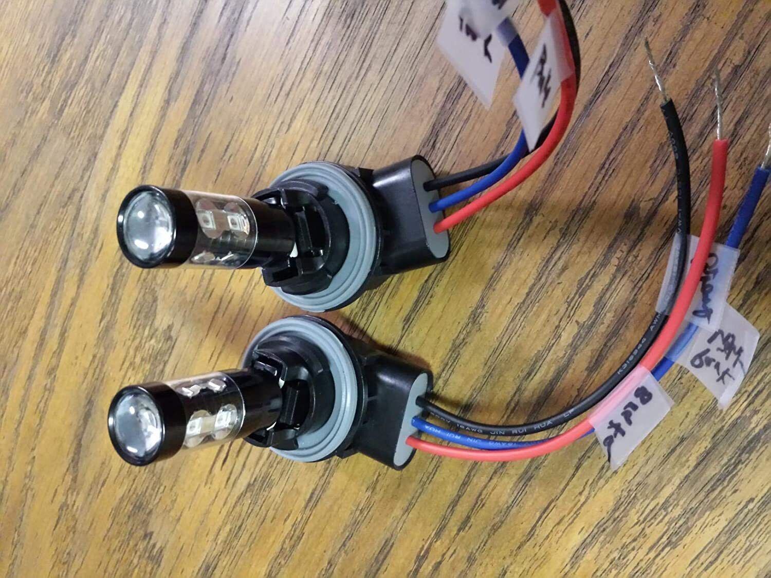 3157 3357 4157 T25 LED Bulb Socket Harness - Compatible with Brake Turn Signal Lights, Replacement for Stock Wires - Perfect for Car, Truck, SUV Lighting Upgrades