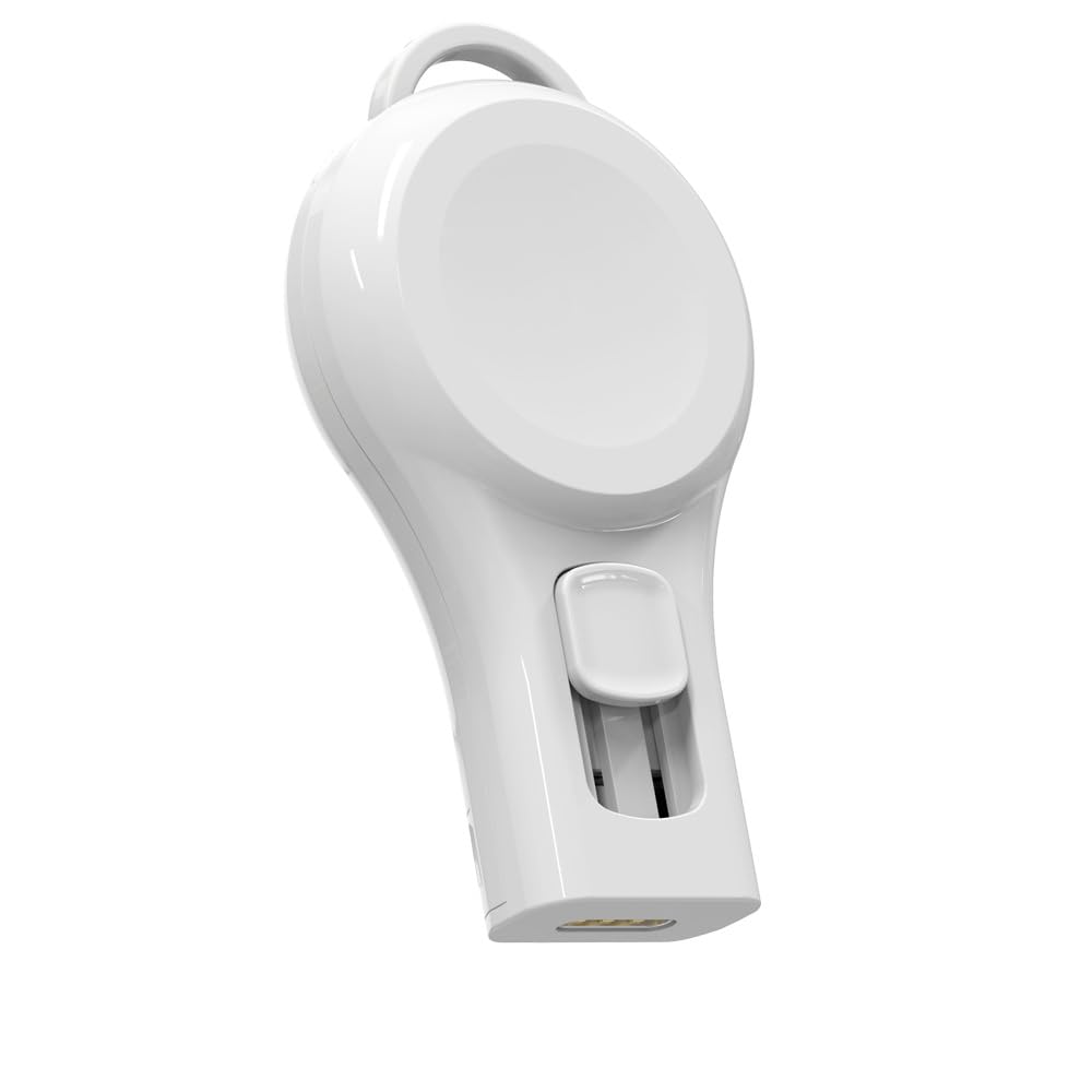MMOBIEL Magnetic Wireless Charger for Apple Watch & AirPods - Fast Charging, Compact USB-A, Extendable Design - Perfect for Travel, Office, and Nightstand Charging