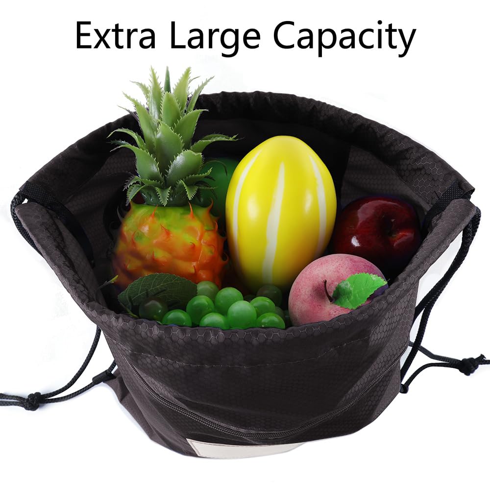 2-Pack Drawstring Backpack - Lightweight Gym Sports Travel Bag for Men & Women - Perfect for Yoga, Basketball, Football & Travel - Grey
