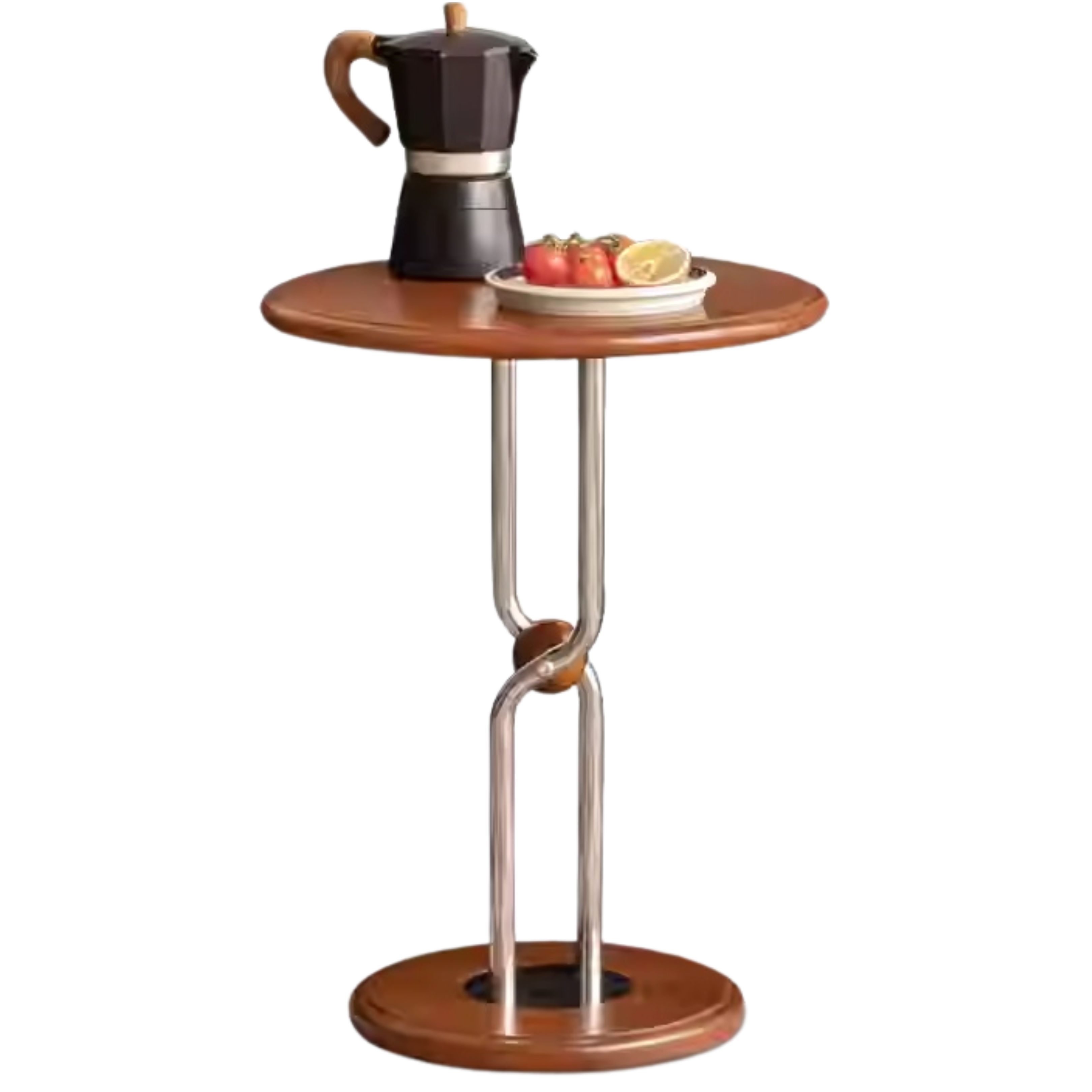 15.7x 15.7x20.5 inch /40x40x52 сm / Teak color / Side table
