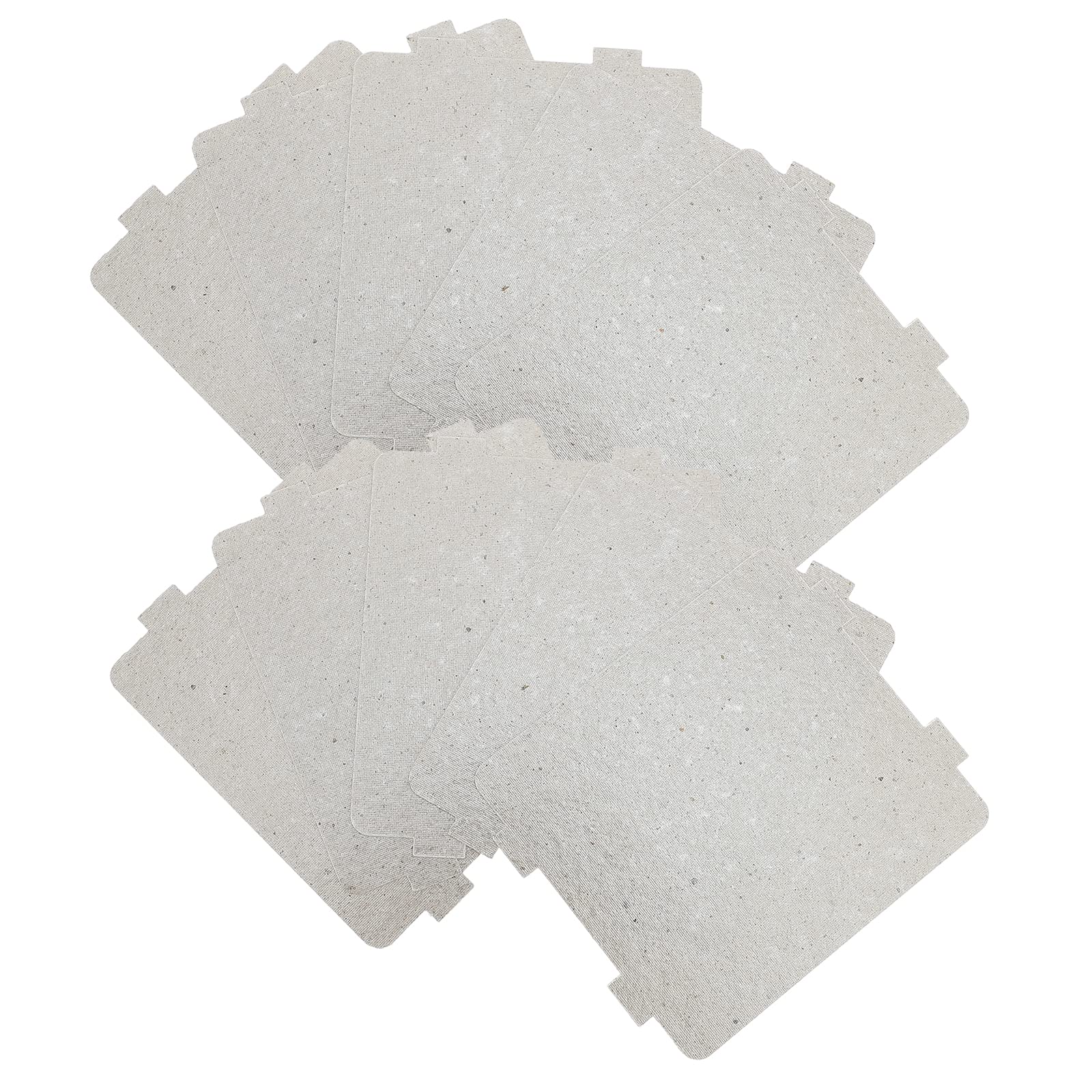 10-Pack Microwave Mica Plates - Heat-Resistant & Anti-Oil Replacement Parts for Microwave Ovens - Perfect for Grease Protection & Easy Cleaning in Kitchen Appliances