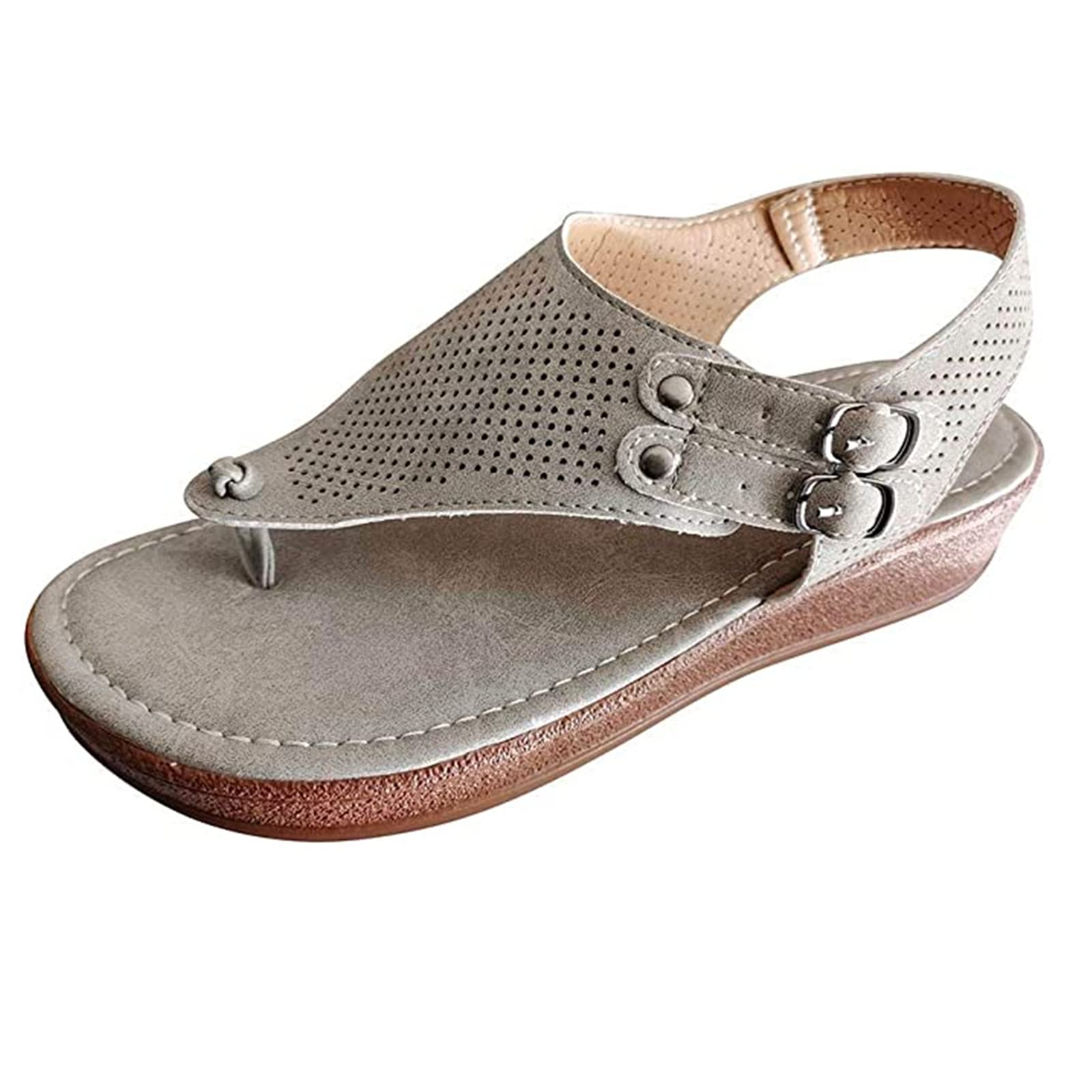 **Women's Comfortable Beach Sandals - Clip Toe Thong Flip Flops for Casual & Dressy Outfits | Perfect for Pool, Vacation, and Summer Wear**