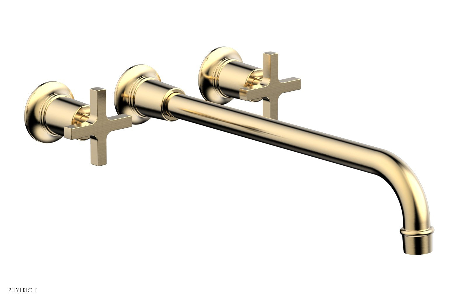 HEX MODERN Wall Mounted Lavatory Faucet Set with 14