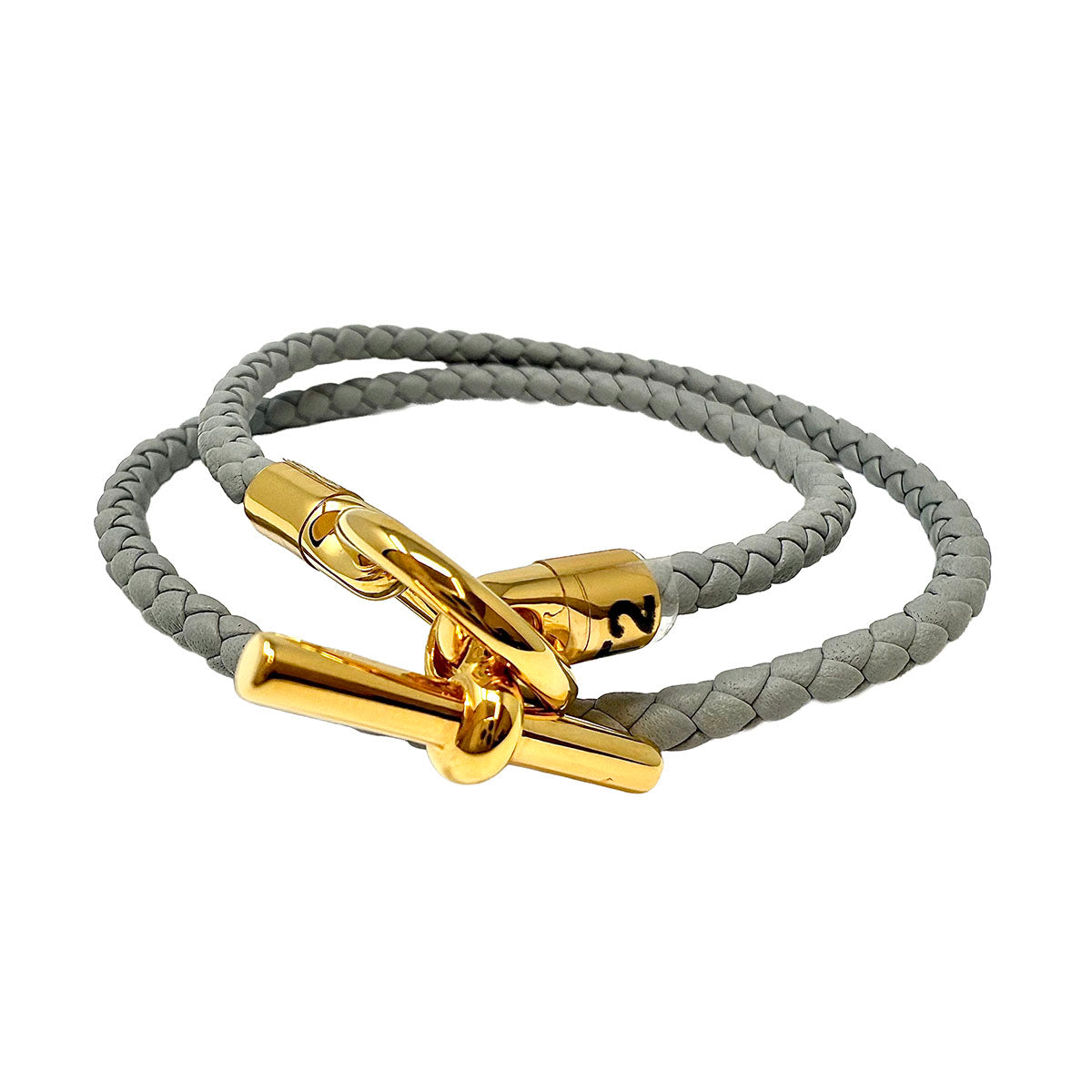 Hermes Glenan Double Tour Leather Bracelet for Women - Elegant French Designer Cuff for Everyday Wear & Special Occasions