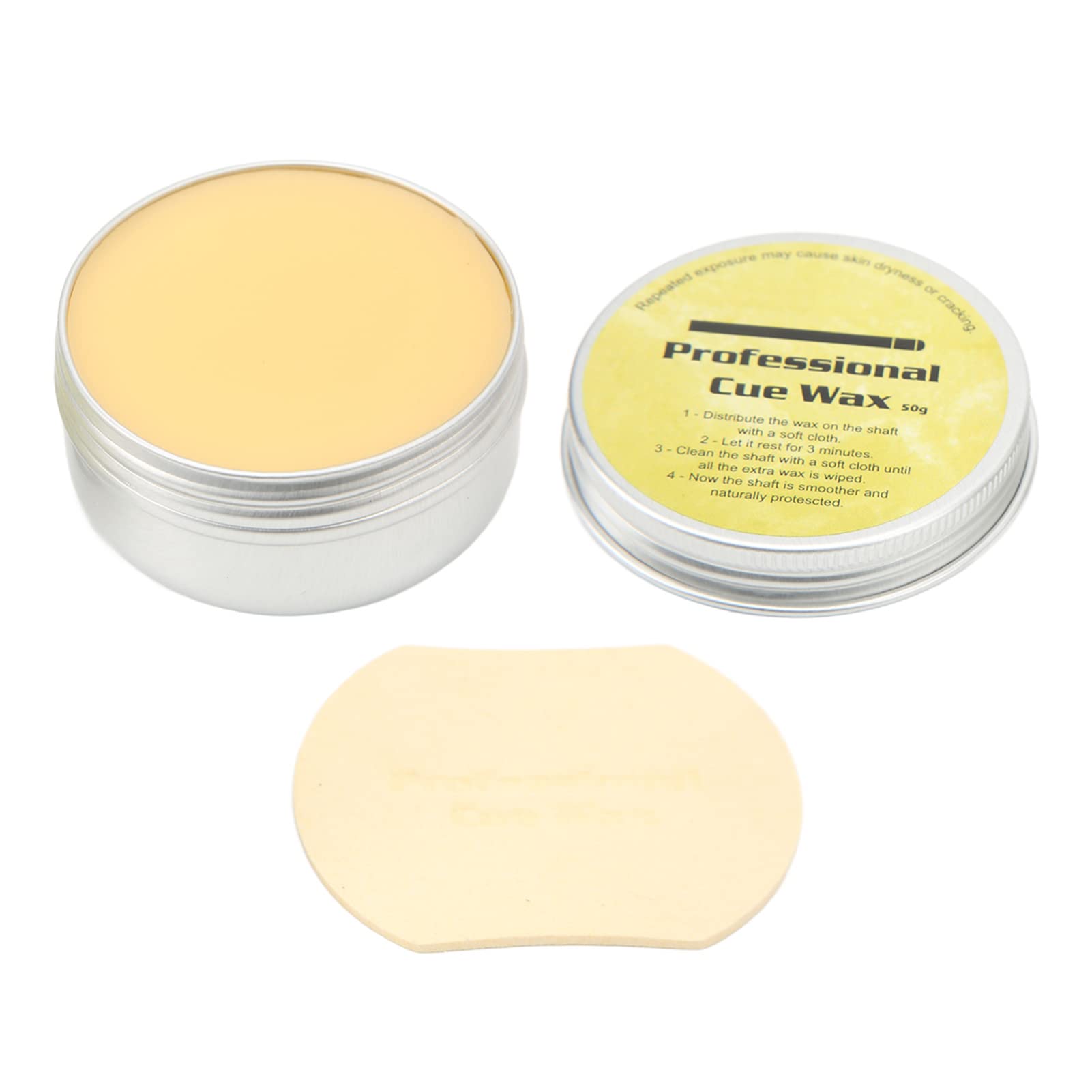 Premium Pool Cue Wax - Silky Smooth Shaft Maintenance Wax for Wooden Pool Cues | Enhances Performance & Protects Wood | Perfect for Billiards, Snooker & Home Game Rooms