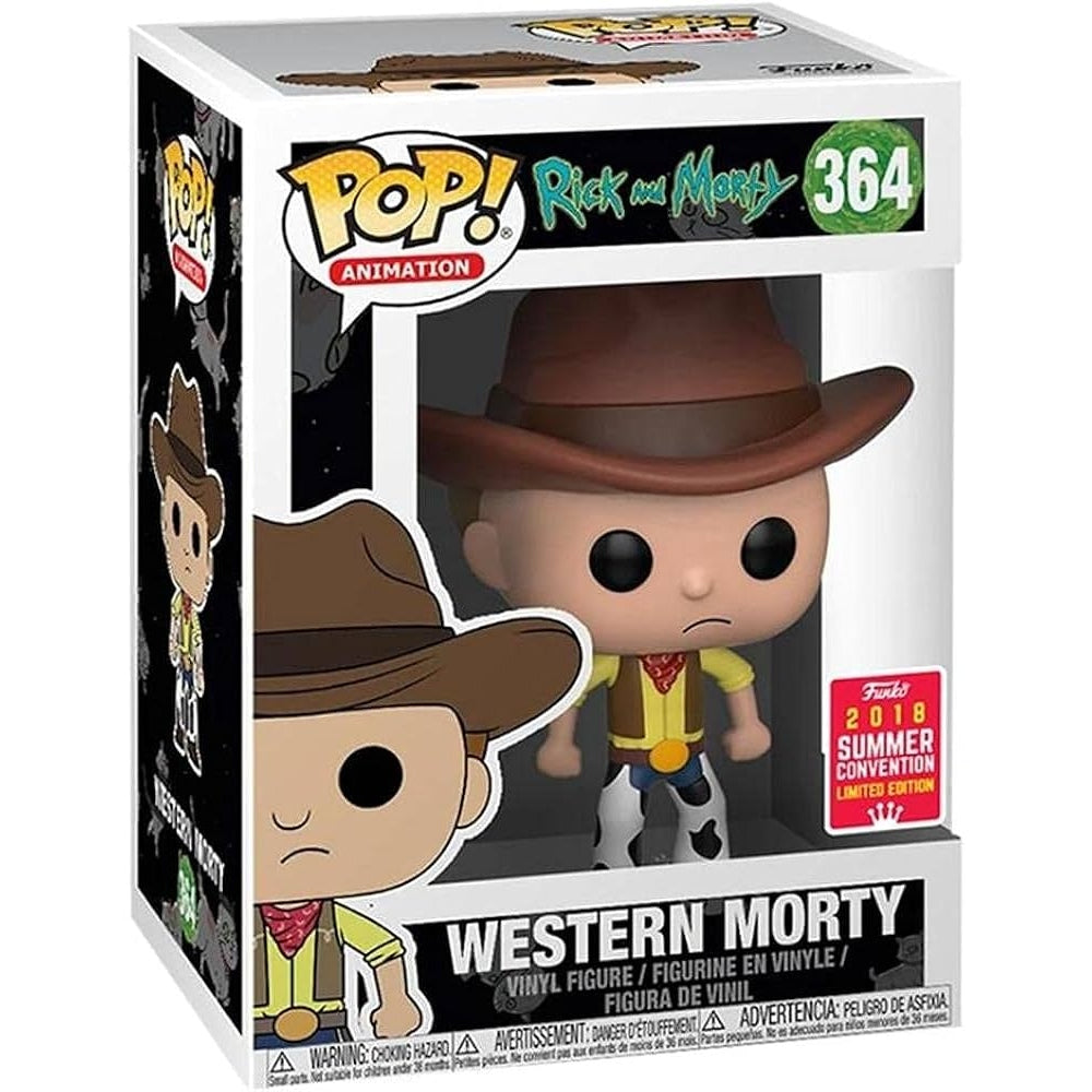 Rick and Morty Western Morty Action Figure - 2018 Summer Convention Exclusive Collectible for Fans and Decor - Perfect for Display, Gifts, and Pop Culture Enthusiasts