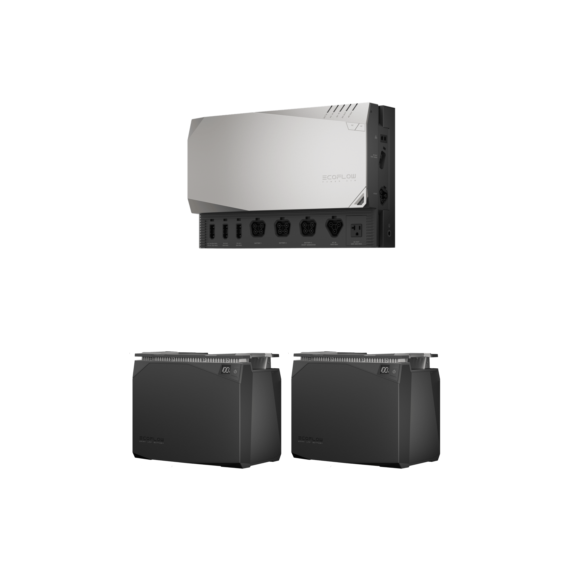 EcoFlow 4kWh Solar Power Kit - Portable Home Battery Backup System for Off-Grid Living, Camping & Emergency Power Outages