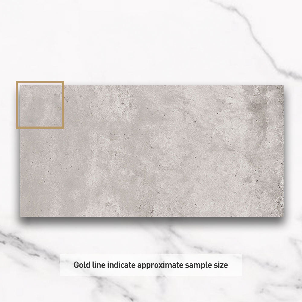 Evolene Light Grey 600x1200mm Outdoor Concrete Look Porcelain Tile - Durable & Weatherproof for Patios, Walkways & Pool Decks