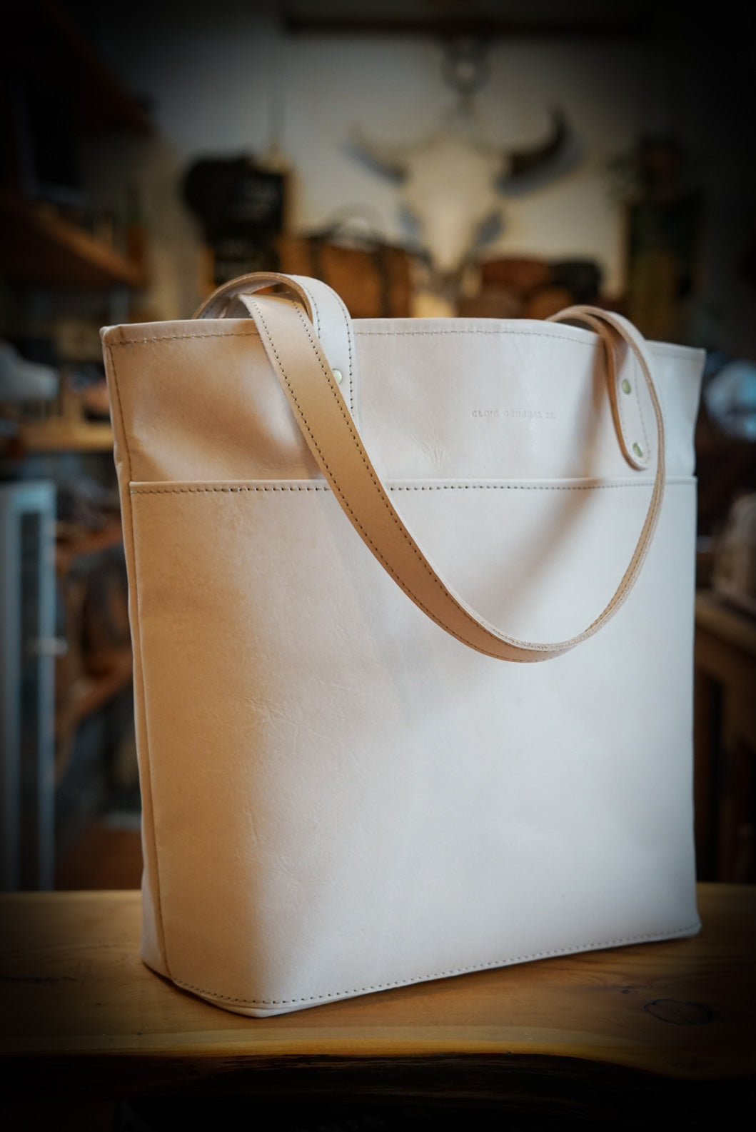 Premium Vegan Leather Tote Bag - Natural Vegetable Tanned Eco-Friendly Handbag for Women - Perfect for Work, Shopping & Travel Accessories