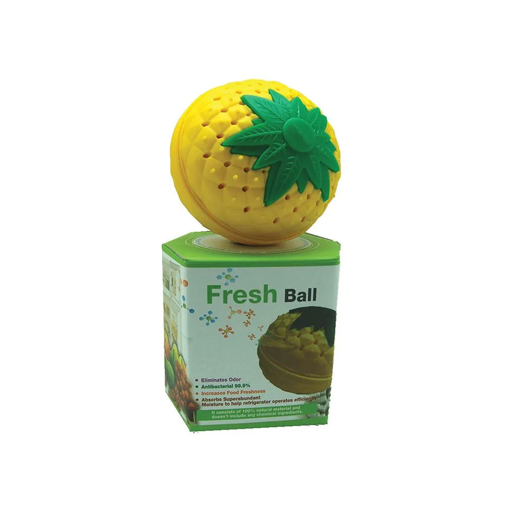 Fresh Ball Fridge Deodorizer - Eliminate Odors & Keep Food Fresh - Perfect for Refrigerators, Freezers & Lunch Boxes