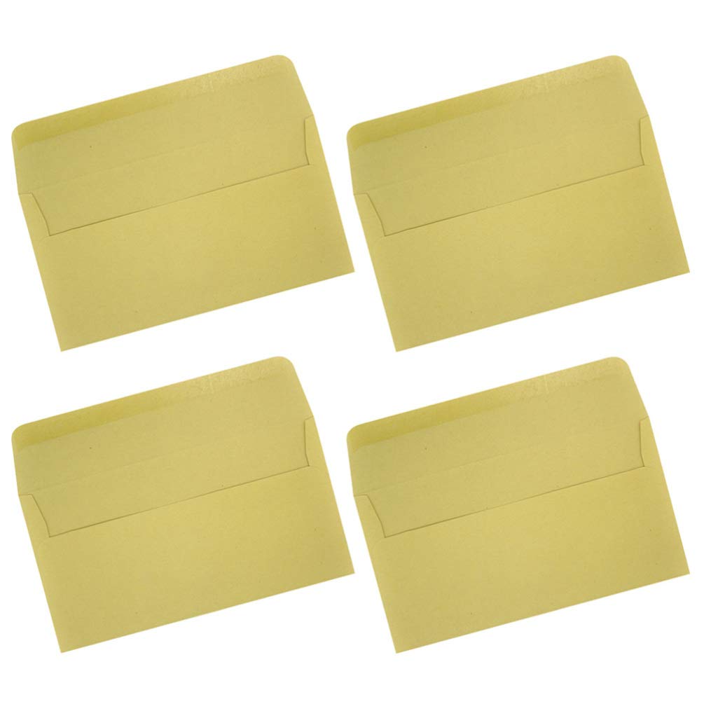 PRETYZOOM 50pcs Self-Sealing Kraft Envelopes for Invitations, Greeting Cards & Business Mail - Eco-Friendly A2 Size Envelopes for Wedding, Party, Office & Mailing Needs