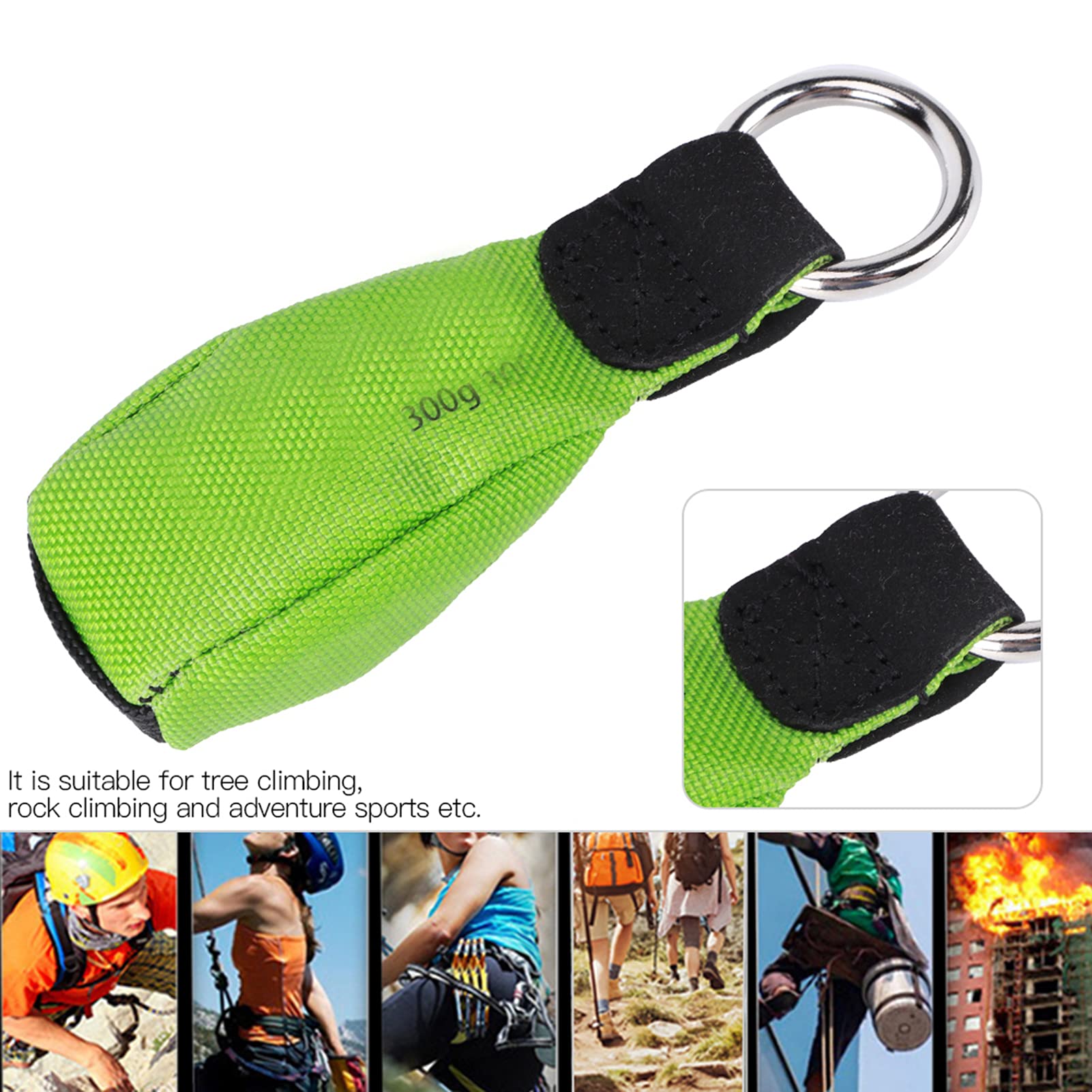 Throwing Rope Bag - Heavy Duty Throw Weight Bag for Climbing, Tree Work & Outdoor Activities | Multipurpose Sandbag for Garden, Arborist & Rock Climbing Supplies | Perfect for Camping, Hiking & Professional Use