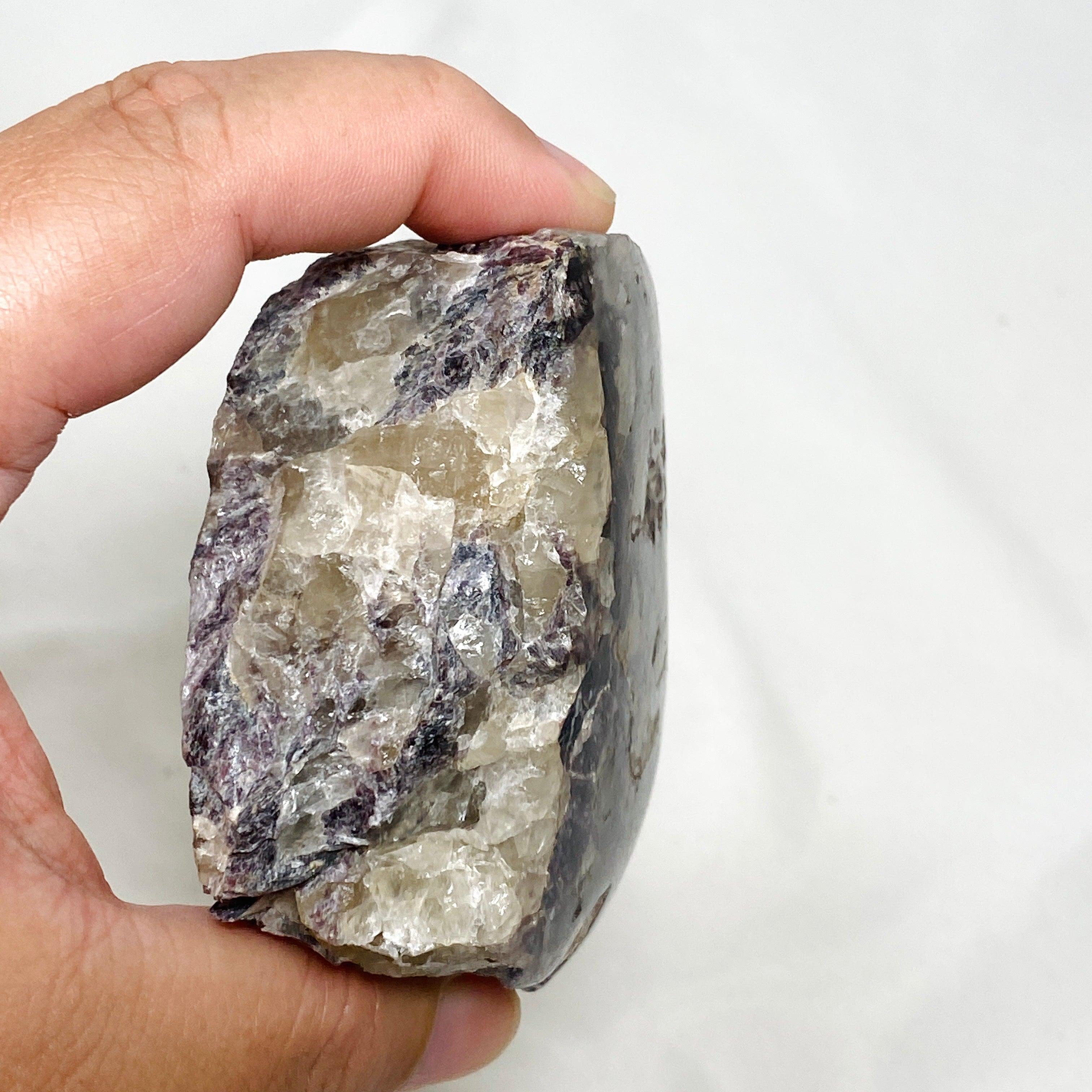 Silver Leaf Lepidolite CR3649 - Natural Healing Crystal for Stress Relief, Anxiety & Emotional Balance | Perfect for Meditation, Home Decor & Spiritual Healing