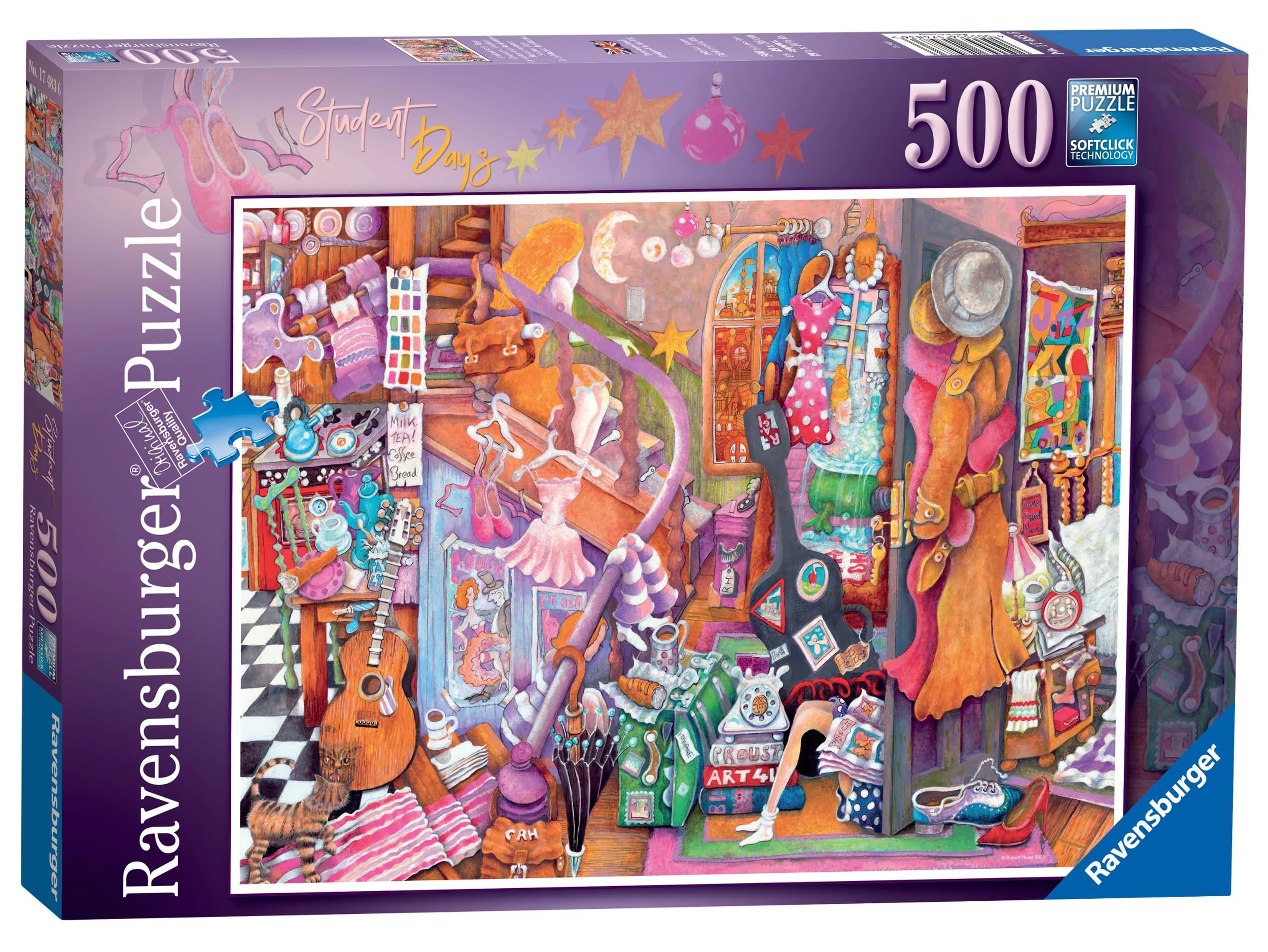 Ravensburger 500-Piece Puzzle - Beautiful Room Decor for Girls, Fun & Challenging Jigsaw Puzzles for Adults & Kids, Frameable Puzzle with Glue Included, Perfect for Family Game Night & Home Decoration