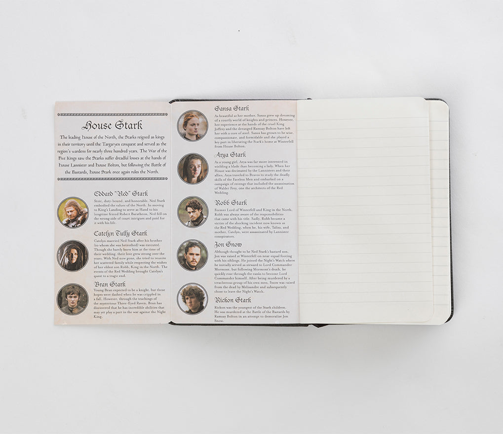 Game of Thrones House Stark Ruled Pocket Notebook - Lined Journal for Writing, Note Taking & Gift Giving - Perfect for Fans, Students & Office Use