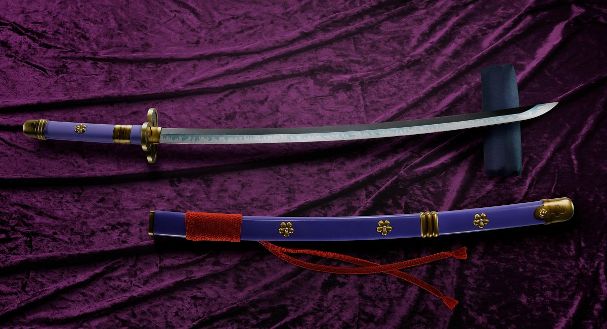 Bandai PROPLICA One Piece Roronoa Zoro Three Sword Style Replica Set - Wado Ichimonji, Sandai Kitetsu & Enma - Anime Cosplay, Collection Display & Gift for Fans