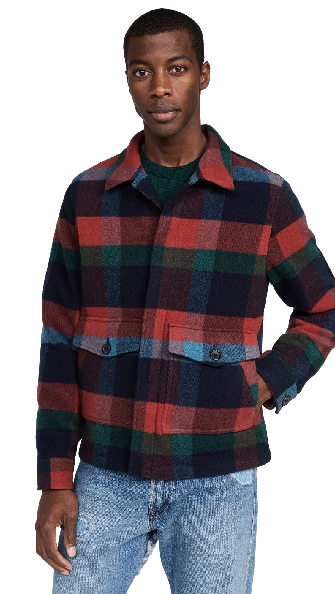 Paul Smith Men's Collared Jacket - Stylish Casual Blazer for Business, Office & Smart Outfits | Lightweight Comfortable Jacket for Work & Social Events