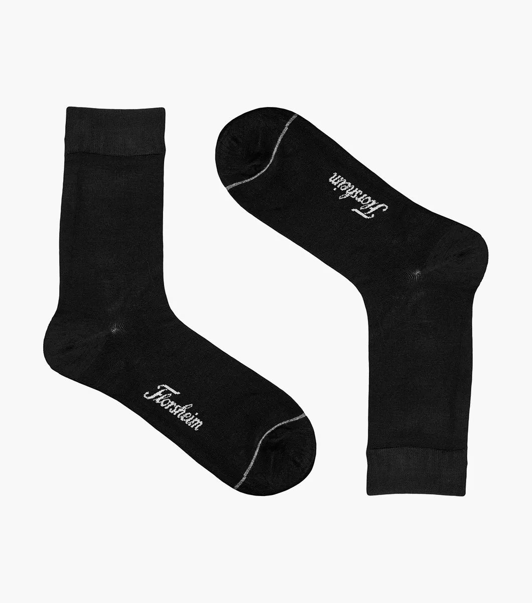 Bamboo Flat Crew Dress Socks for Men & Women - Soft Breathable Comfortable Casual Work Socks - Perfect for Office, Travel and Everyday Wear