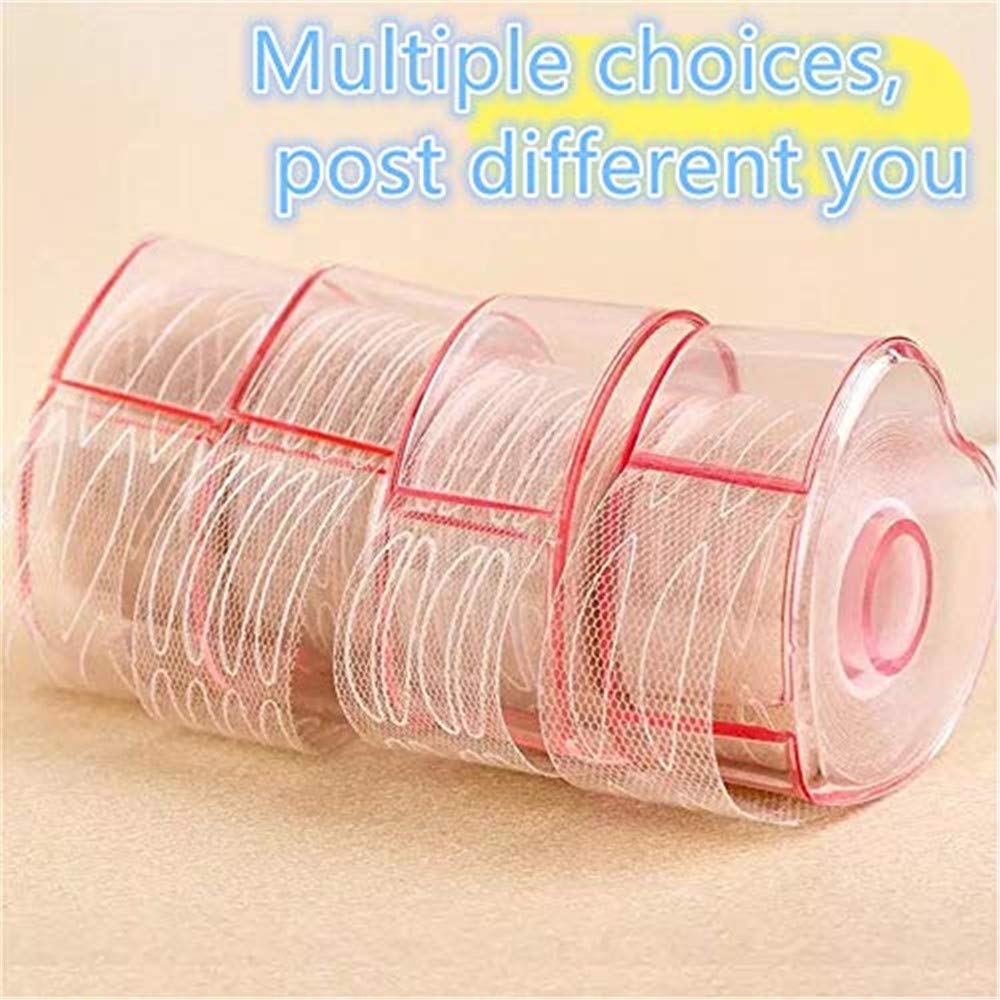 Breathable Eyelid Tape - Non Sticky Invisible Double Eyelid Stickers for Big Eye Makeup | Natural Fold Enhancer & Eye Shadow Base | Perfect for Asian Monolid & Hooded Eye Makeup Looks
