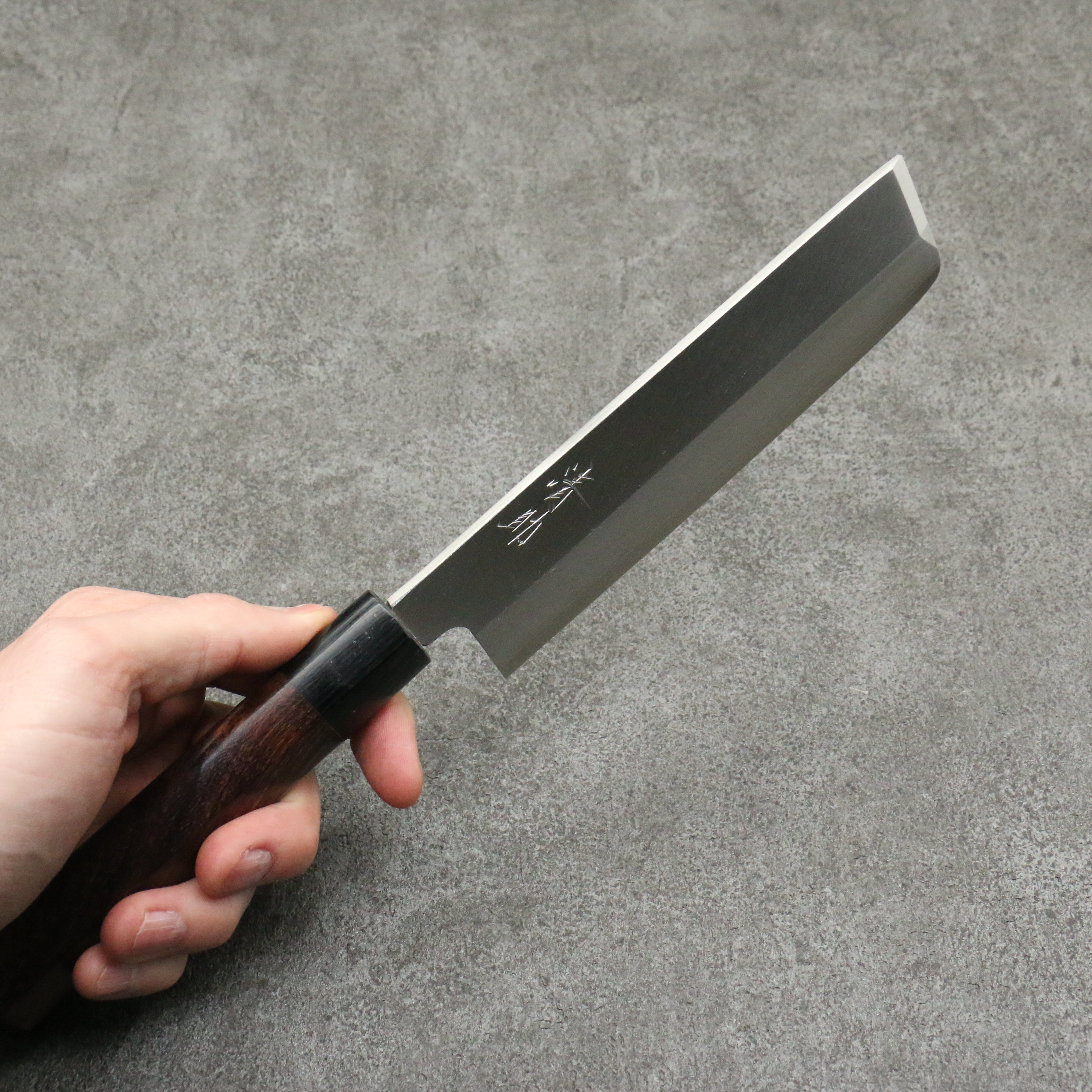 Seisuke VG1 Kasumitogi Usuba Japanese Kitchen Knife 165mm with Rosewood Handle - Perfect for Slicing, Dicing, and Precision Vegetable Cutting