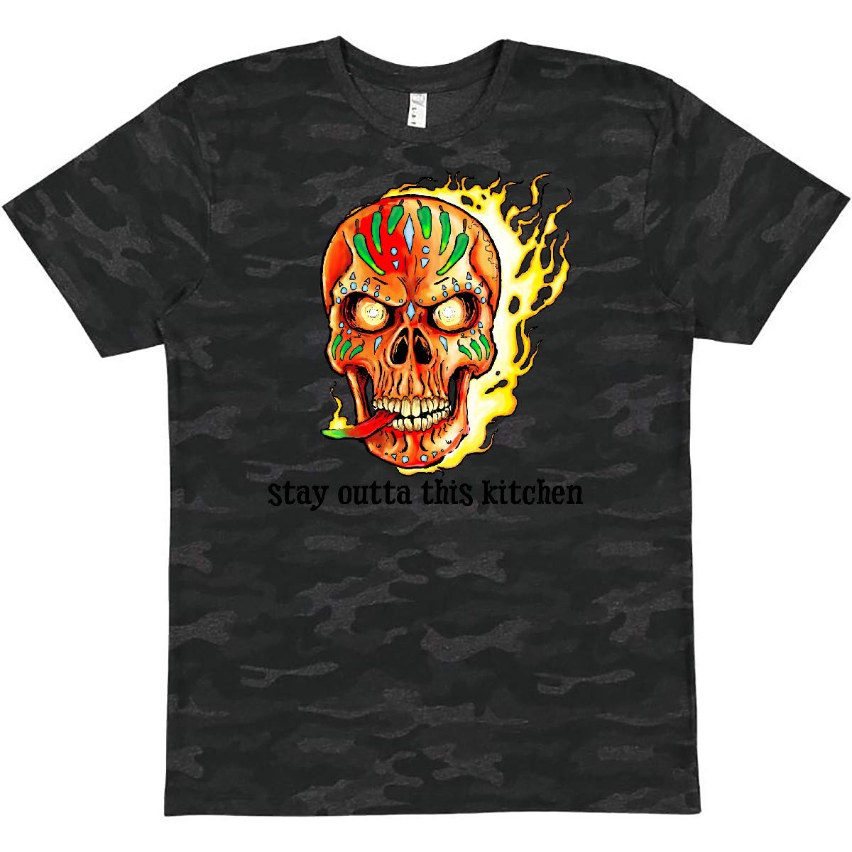 Inktastic Fire Skull 