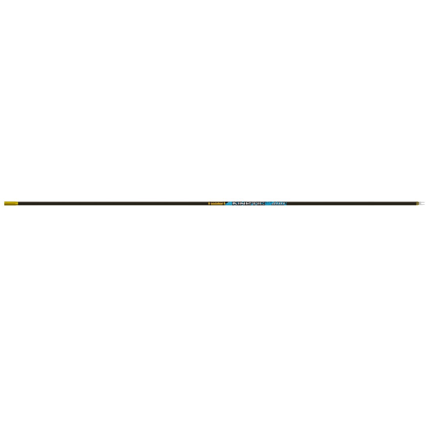 Gold Tip Kinetic KAOS Carbon Arrows - 12 Pack for Target Shooting, Hunting & Outdoor Sports