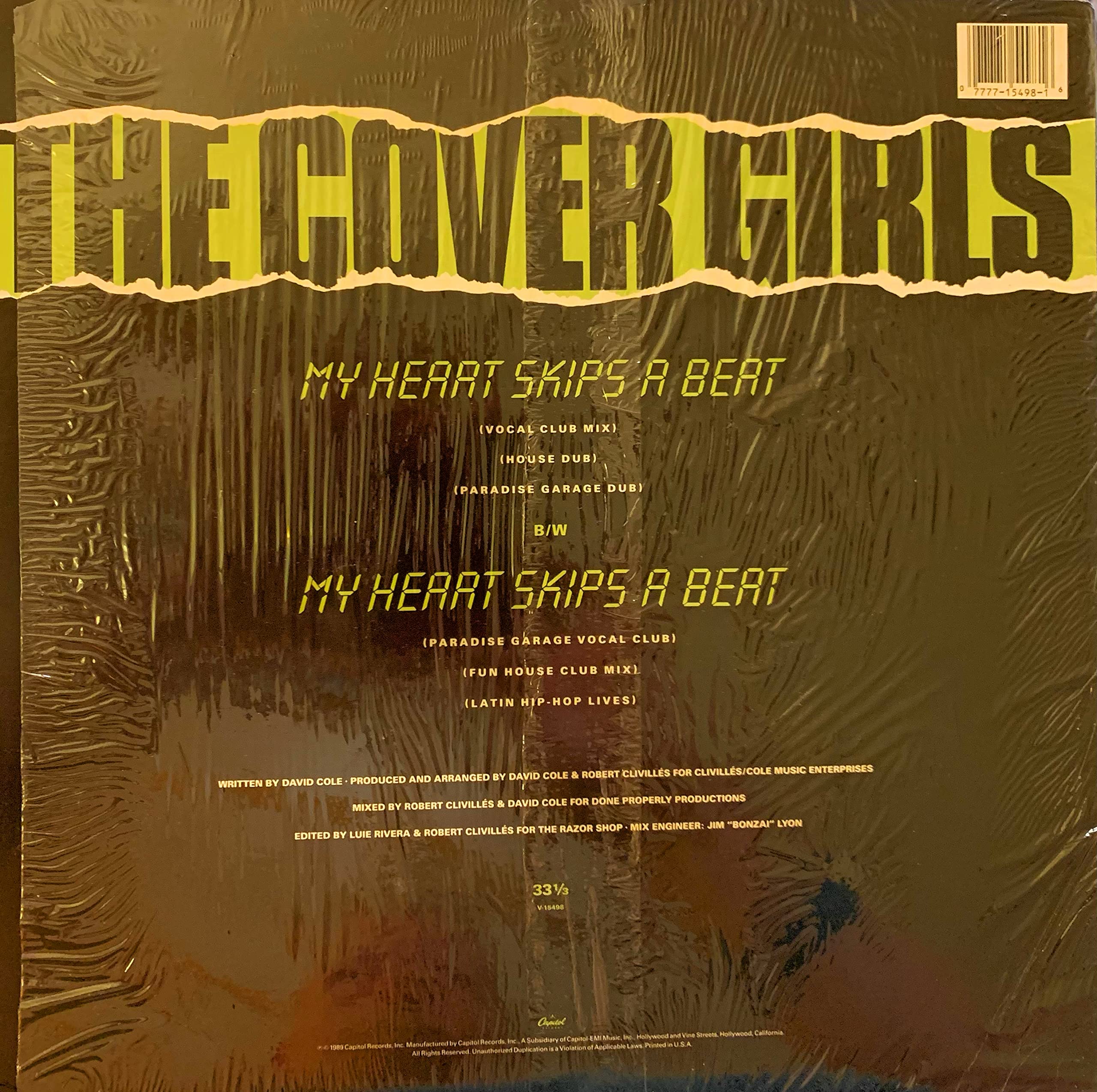 My Heart Skips a Beat (US, 6 Versions) - Vinyl Maxi Single [12''] - Perfect for DJ Sets, Vinyl Collectors, and Retro Music Enthusiasts